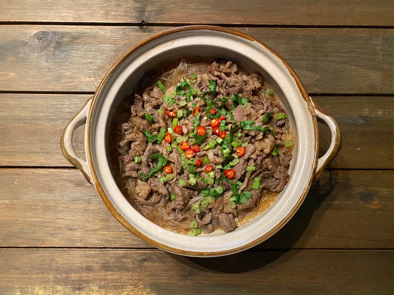 Chaoshan Shacha Beef Pot with Glass Noodles