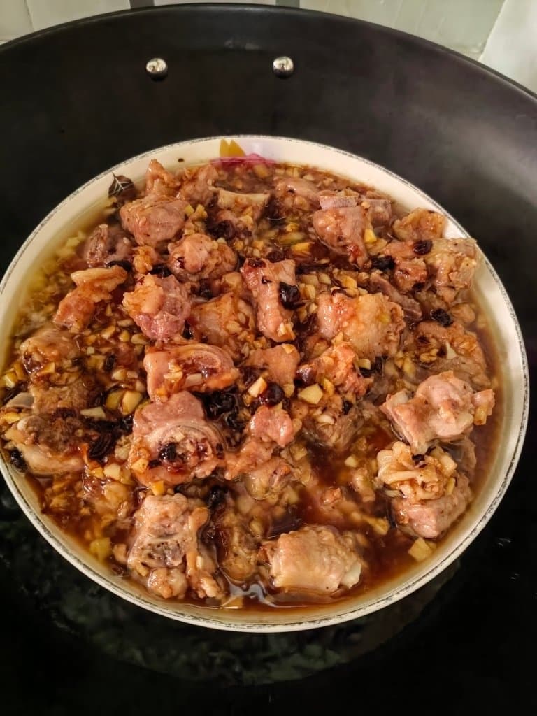 Steamed Pork Ribs with Black Beans